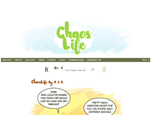 Tablet Screenshot of chaoslife.findchaos.com